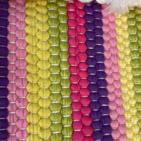 NWT Colorful Handmade Woven Fringed Boho Clutch - Picture 7 of 10